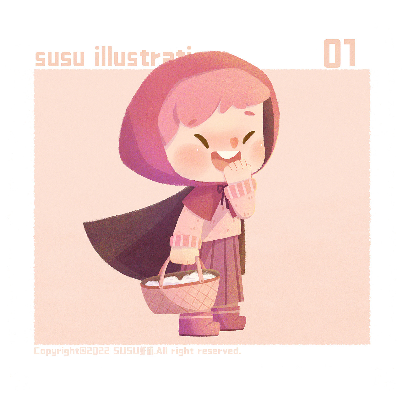 插画人物系列九图（图ZMzI2NDg5Nzg4） - 儿童插画 - 站酷设计师菠萝虾球原创素材 - 站酷ZCOOL