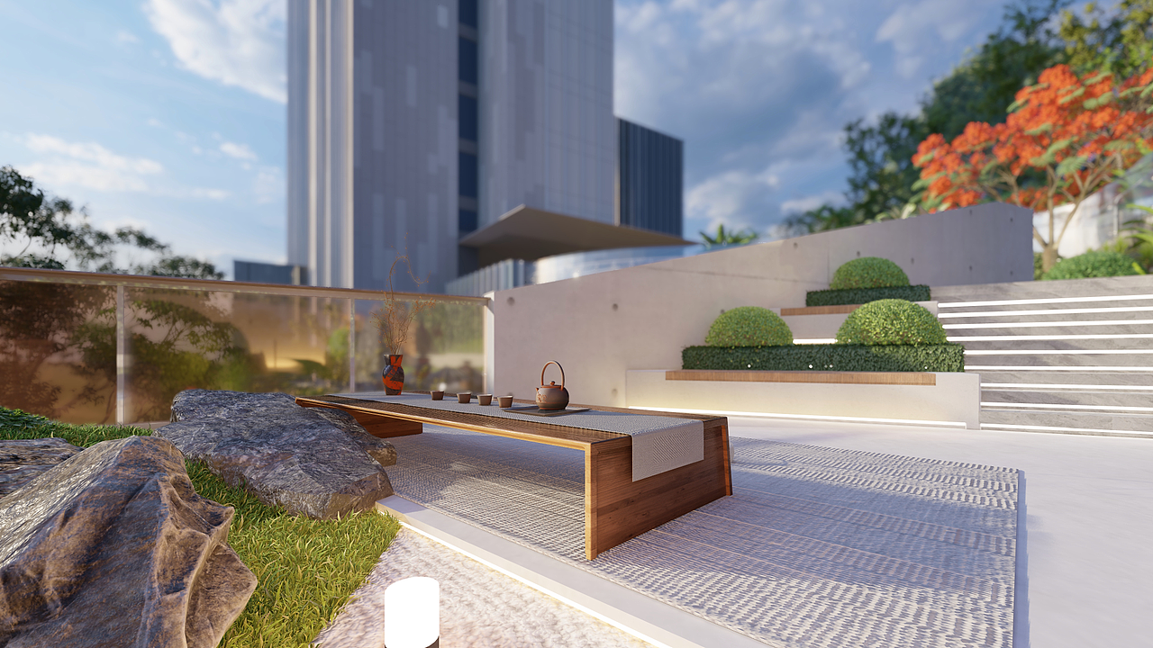 2023-11-01—LUMION效果图(禅意旱景)