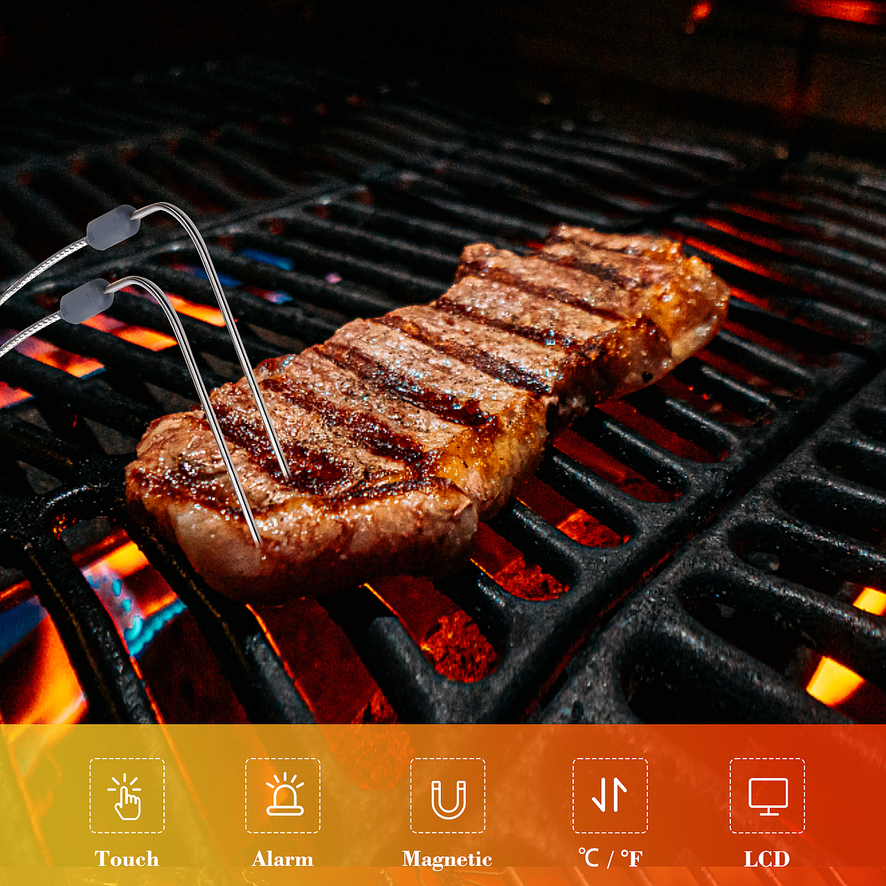 亚马逊烤肉温度计主图