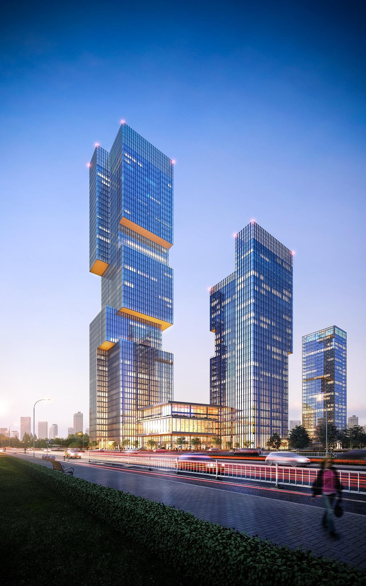 上海某高层建筑表现（图ZMzEwNDAyODg4） - 建筑/空间 - 站酷设计师一丨丿丶乛乚亅原创素材 - 站酷ZCOOL