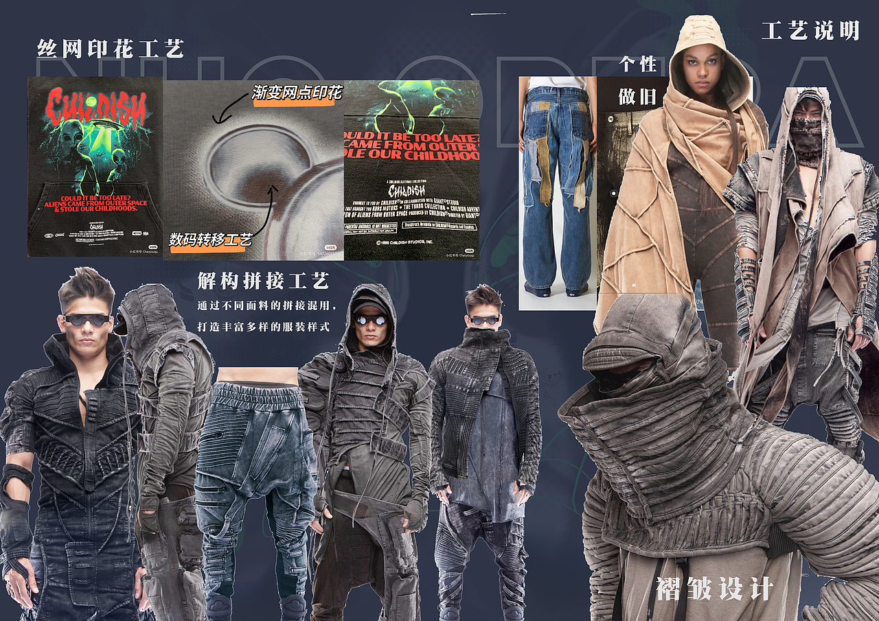 《机核傩面》服装设计（图ZMzE3Mjg3MDMy） - 休闲/流行服饰 - 站酷设计师XXXSUNT原创素材 - 站酷ZCOOL