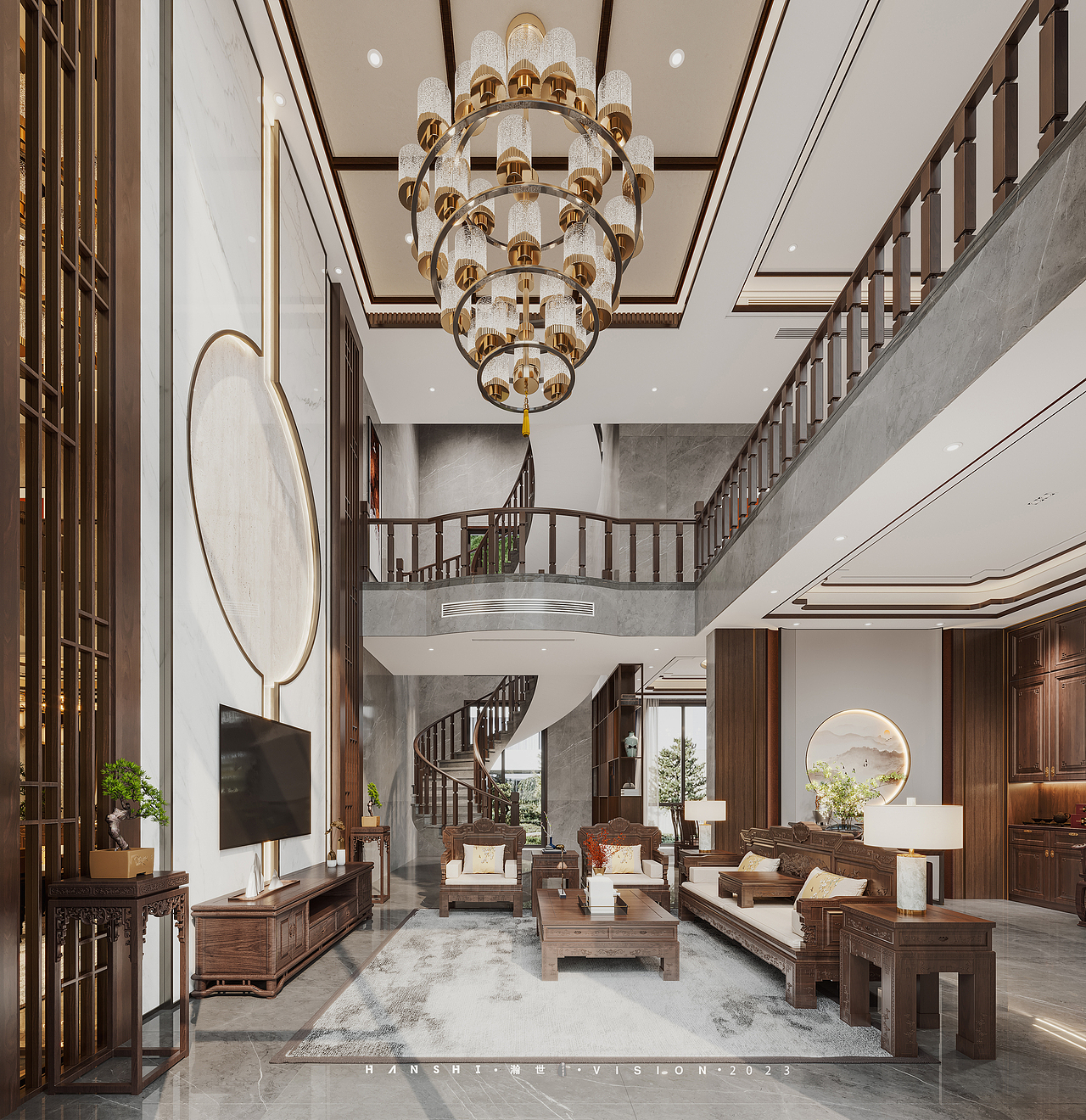 新中式家装-瀚世表现