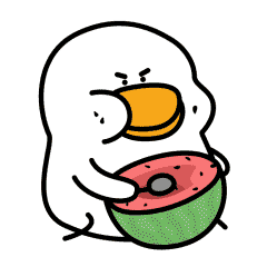 表情包设计—鸭大的夏天