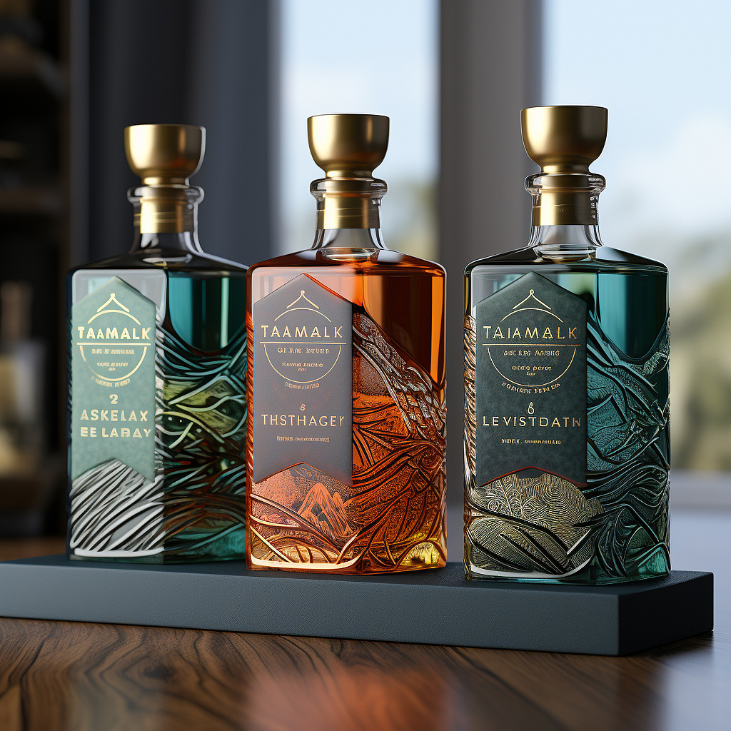 高端茶酒/鸡尾酒/威士忌包装设计（图ZMzYwNDcxOTgw） - AI作品 - 站酷设计师七七的崽原创素材 - 站酷ZCOOL