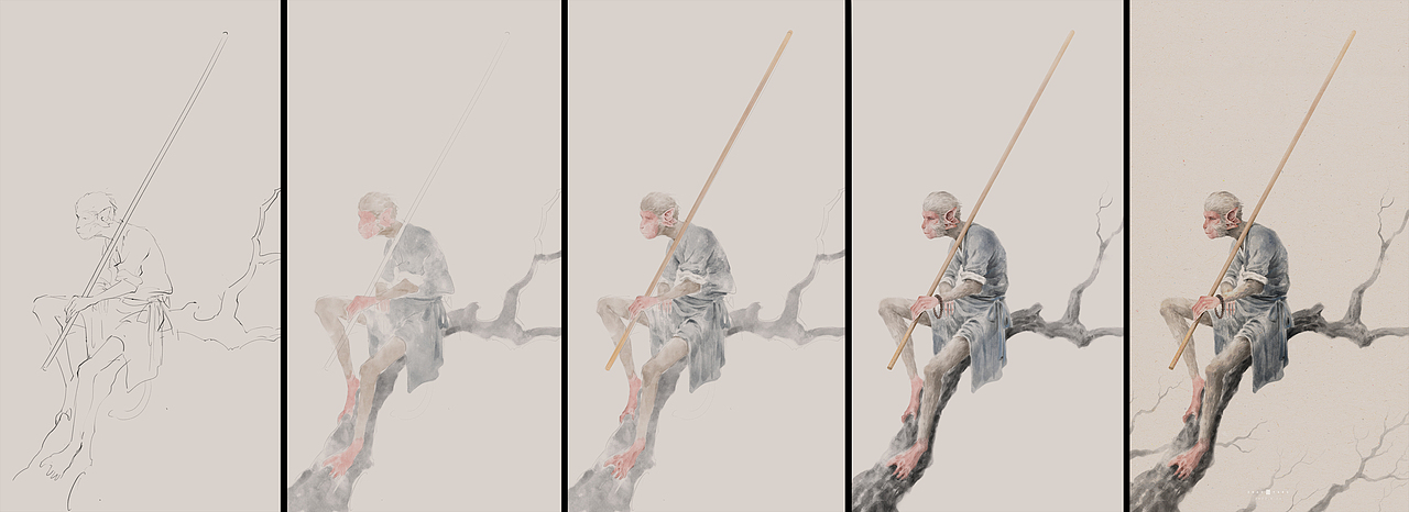 《胡思》系列-猴王