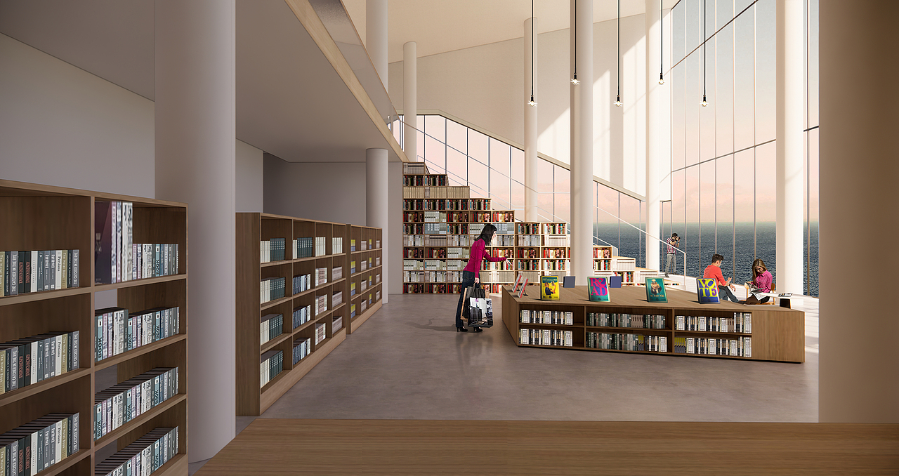 国际城市 | City of Sky | 松岛图书馆（设计竞赛）（图ZMzEyMDE3MzI0） - 建筑设计 - 站酷设计师设计师Hobo原创素材 - 站酷ZCOOL