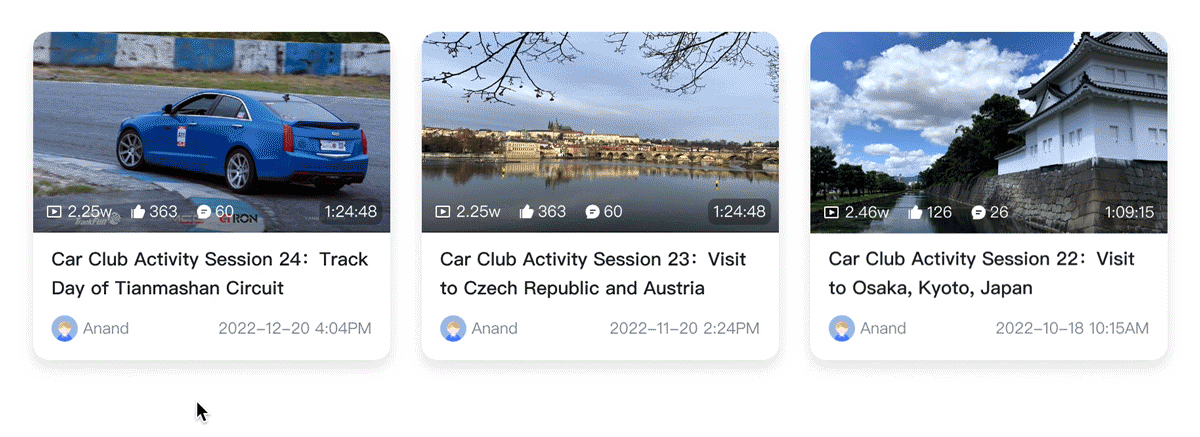 交互概念设计：在视频卡片上滑动-点击快速切换封面（图ZMzI2MDk2NzE2） - 动效设计 - 站酷设计师Kebot原创素材 - 站酷ZCOOL