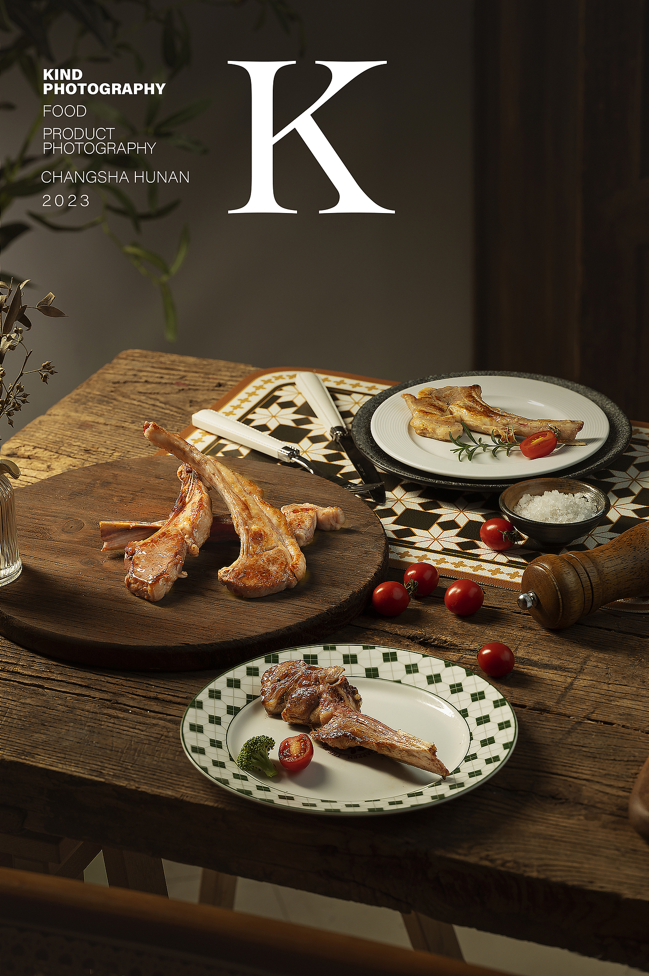 羔羊原切羊排 美食摄影 | 亲切摄影 长沙