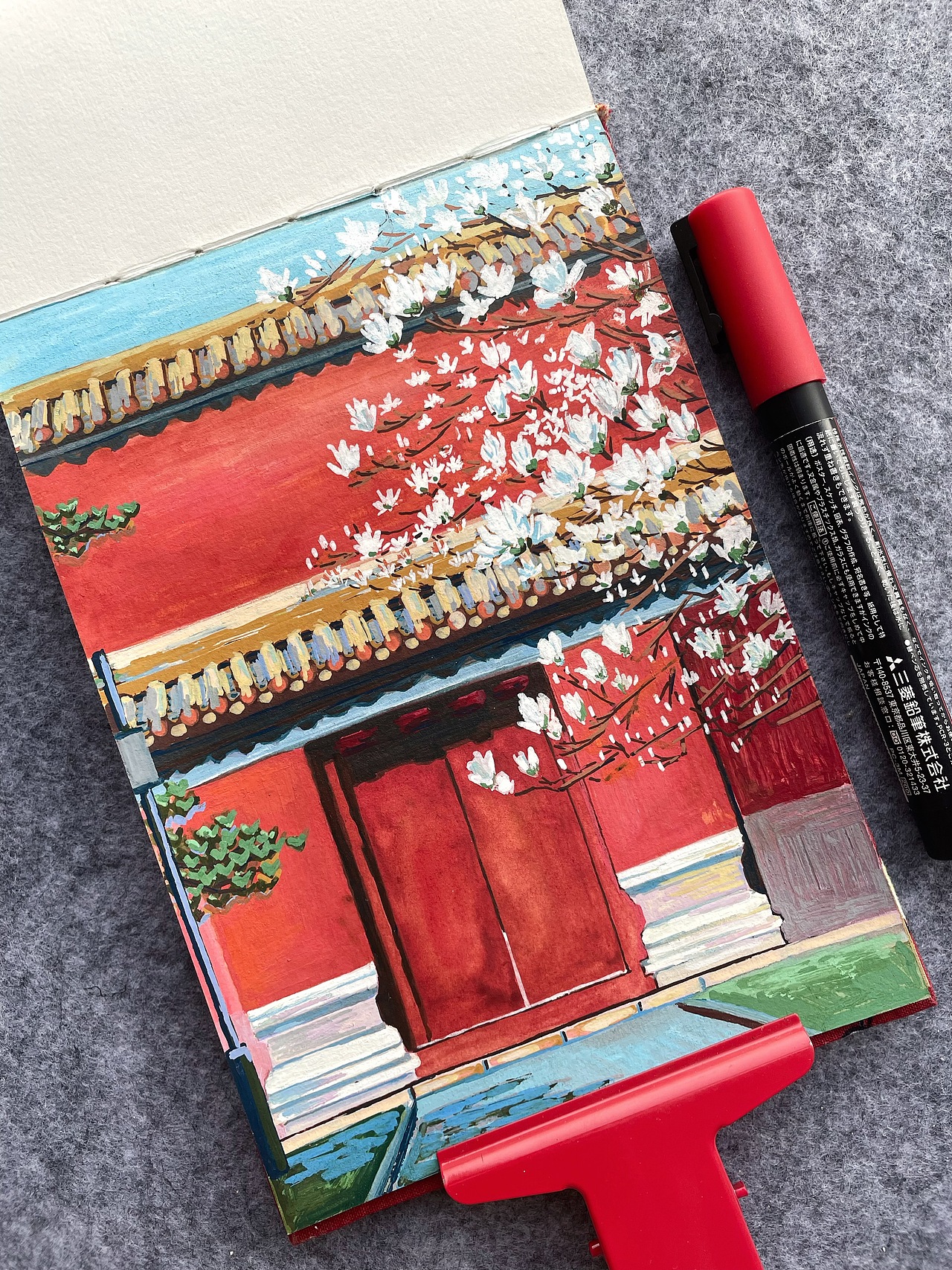 丙烯马克笔插画系列（图ZMzQ2NjIxNjMy） - 艺术插画 - 站酷设计师冰猫W原创素材 - 站酷ZCOOL