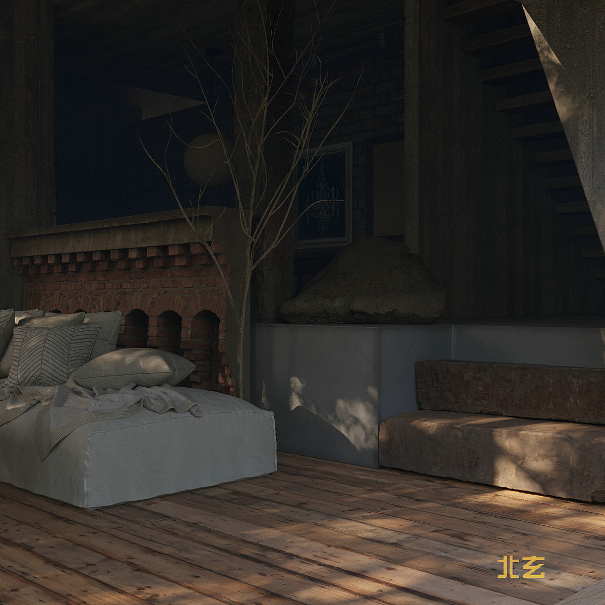 上海北玄/北玄教育/渲染作品/静谧时光