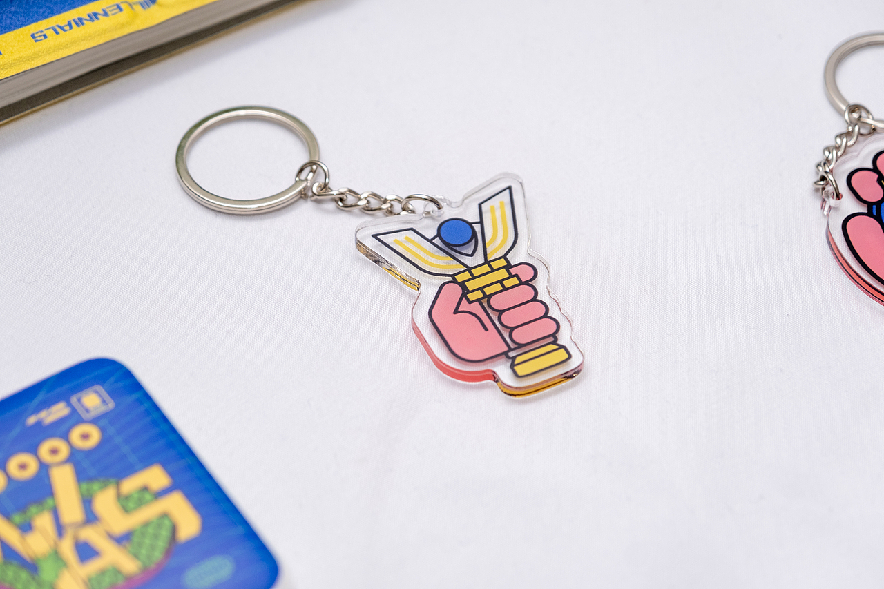 《千禧一代》娱乐演变图形文创应用毕业设计实物拍摄