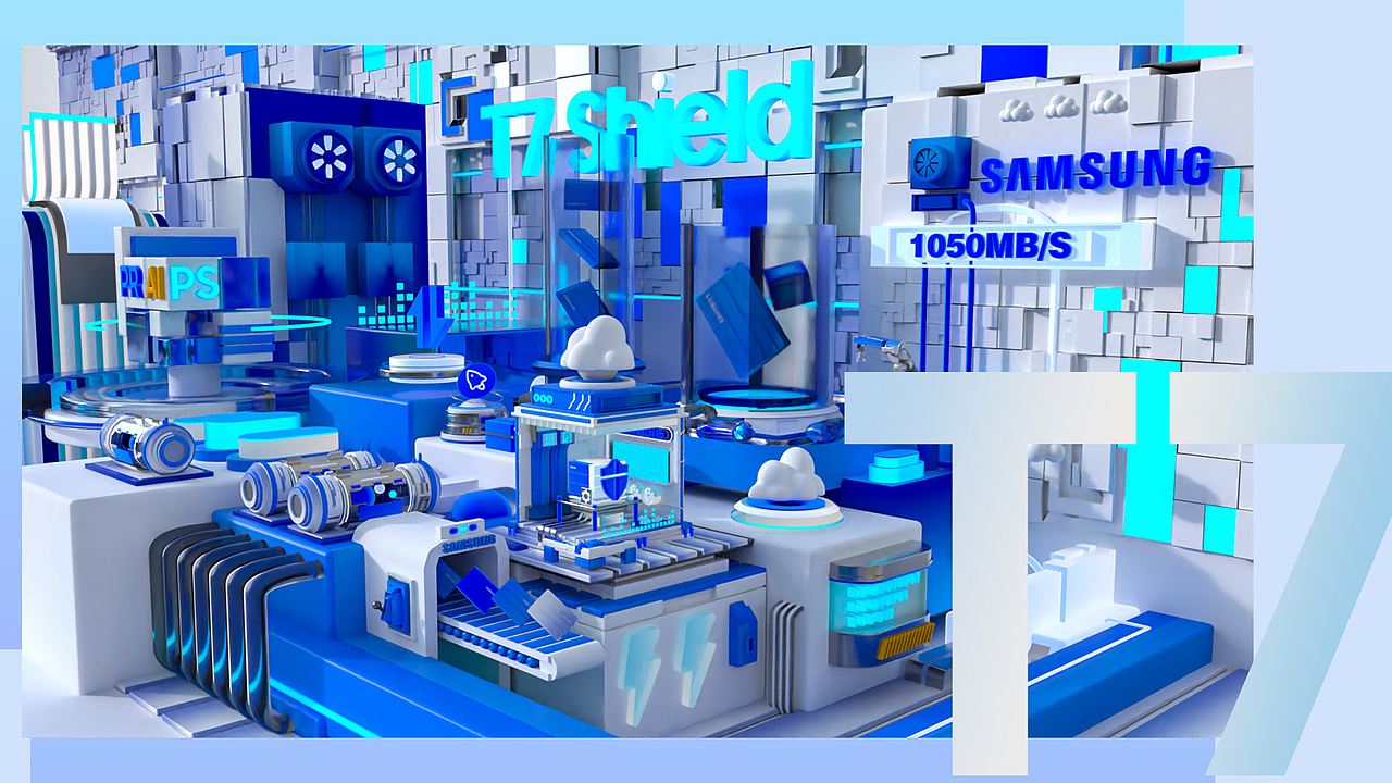 三星-t7设计大赛（图ZMzAzMTUzNzYw） - 海报 - 站酷设计师泽林视觉原创素材 - 站酷ZCOOL