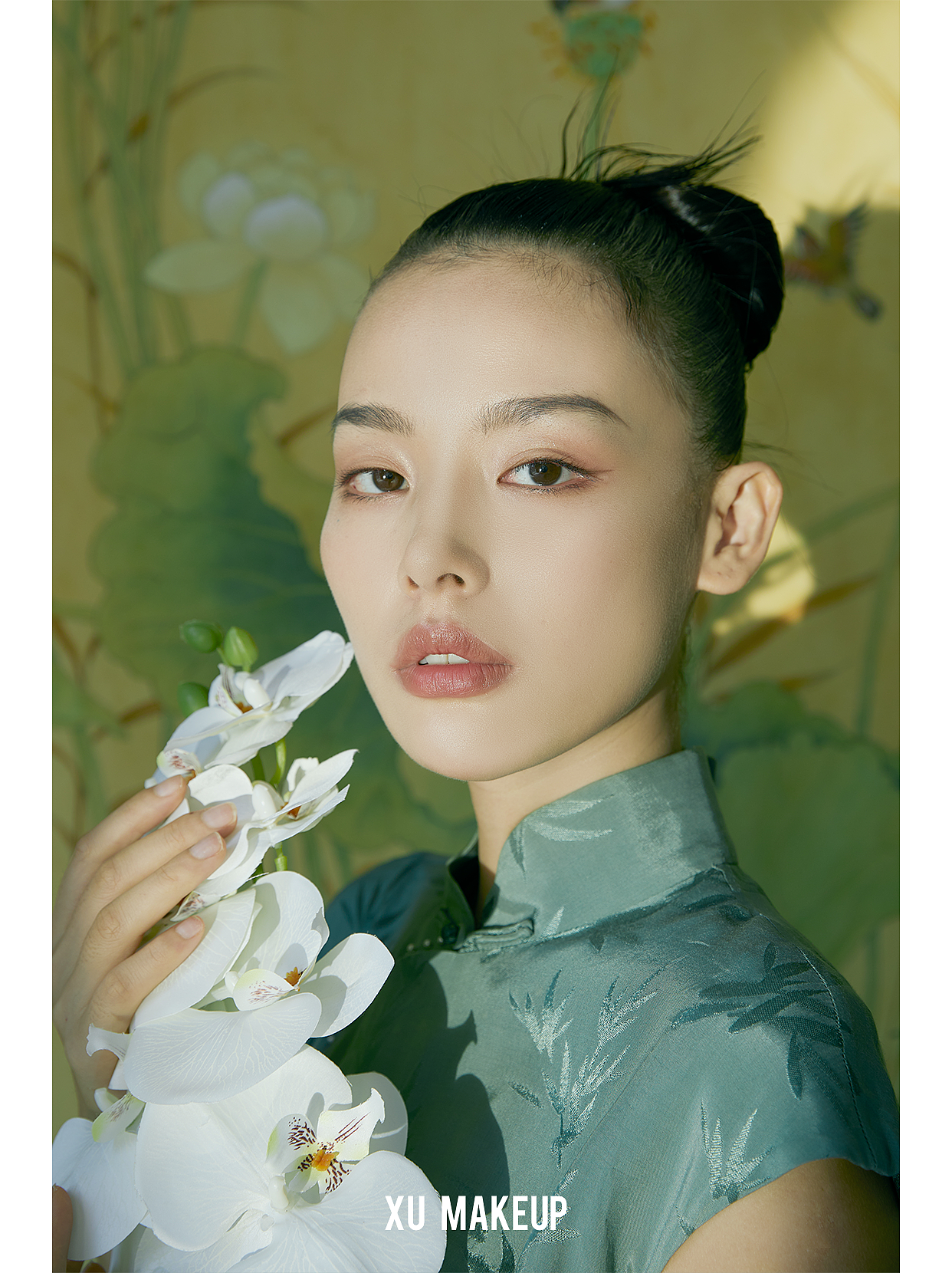 只此青绿 | 国风旗袍妆发造型