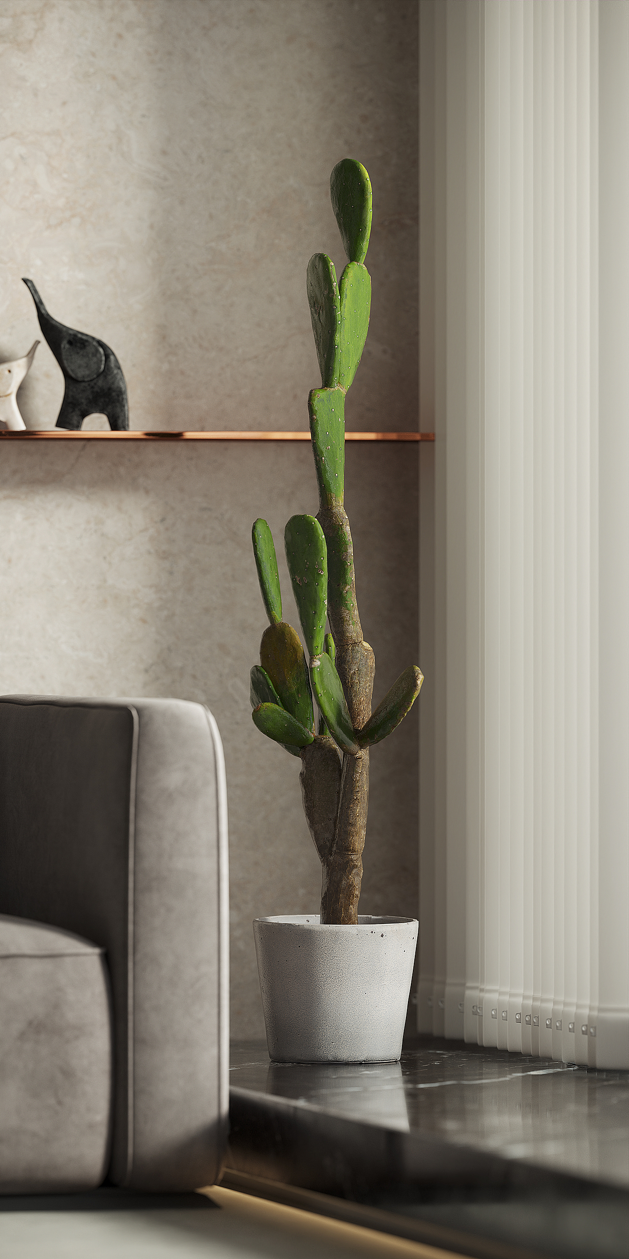 超写实的黑白灰家装