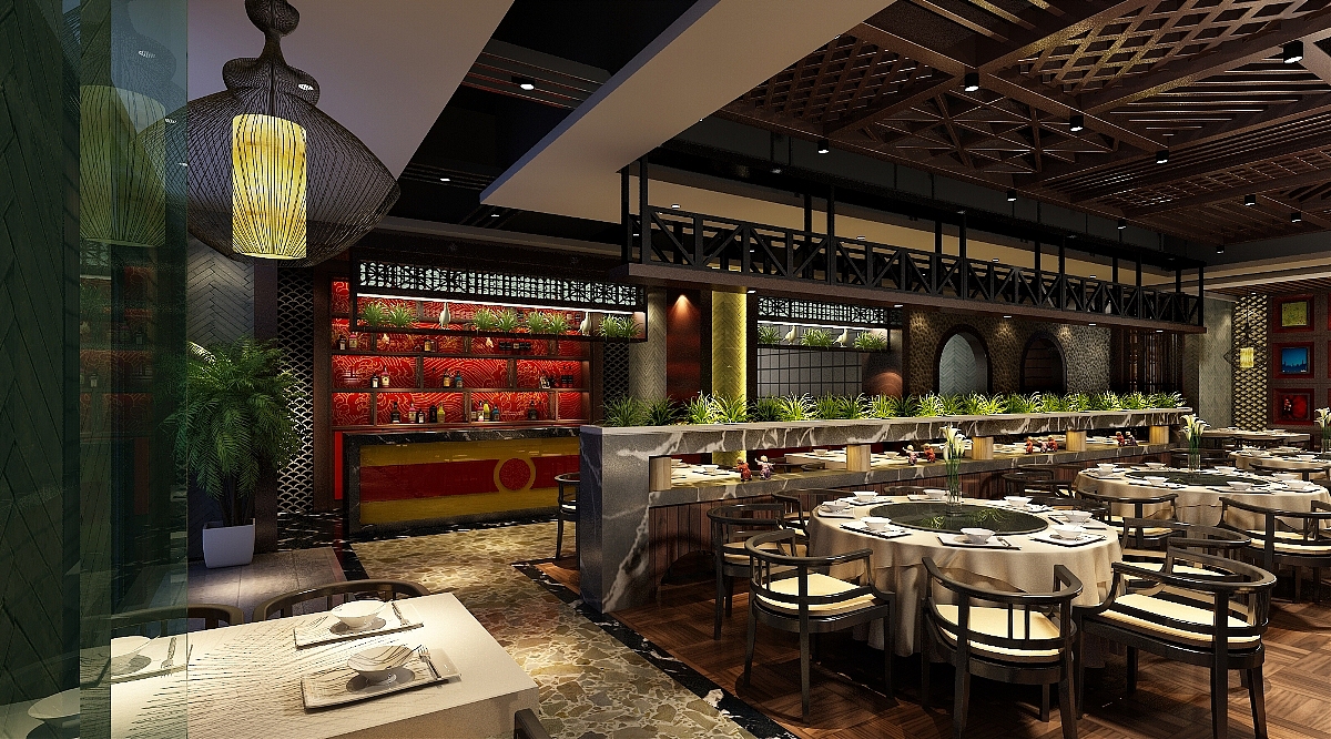餐厅室内效果图