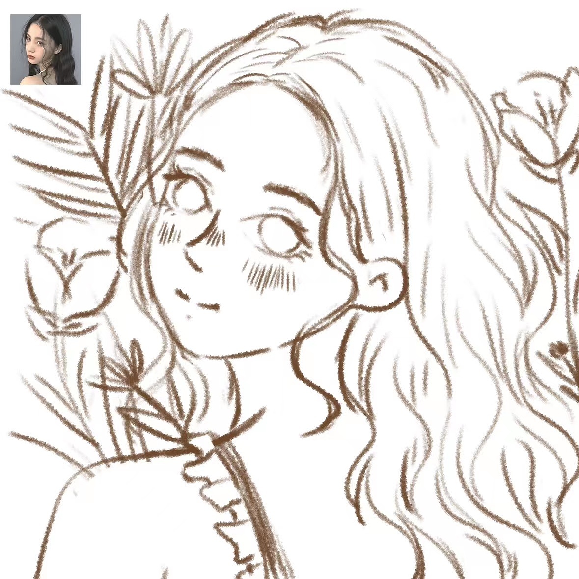 插画头像 | 春天的头像