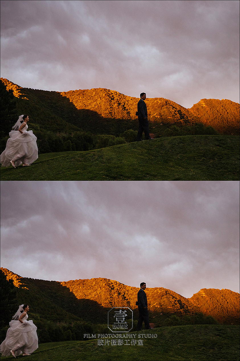 北京金海湖婚纱照,怎么拍都好看呀!