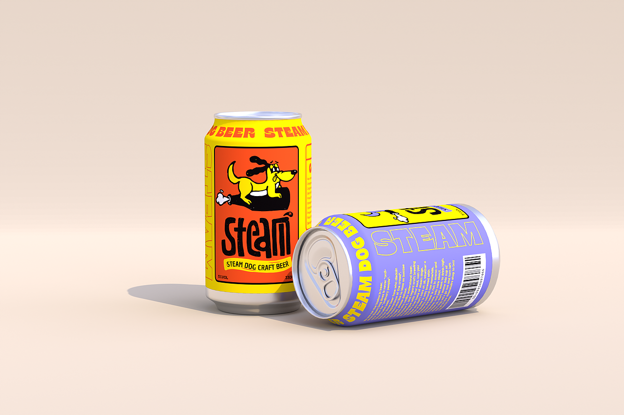 Steam精酿啤酒包装设计（图ZMzI2ODc5MTUy） - 包装 - 站酷设计师阿祖不收手原创素材 - 站酷ZCOOL