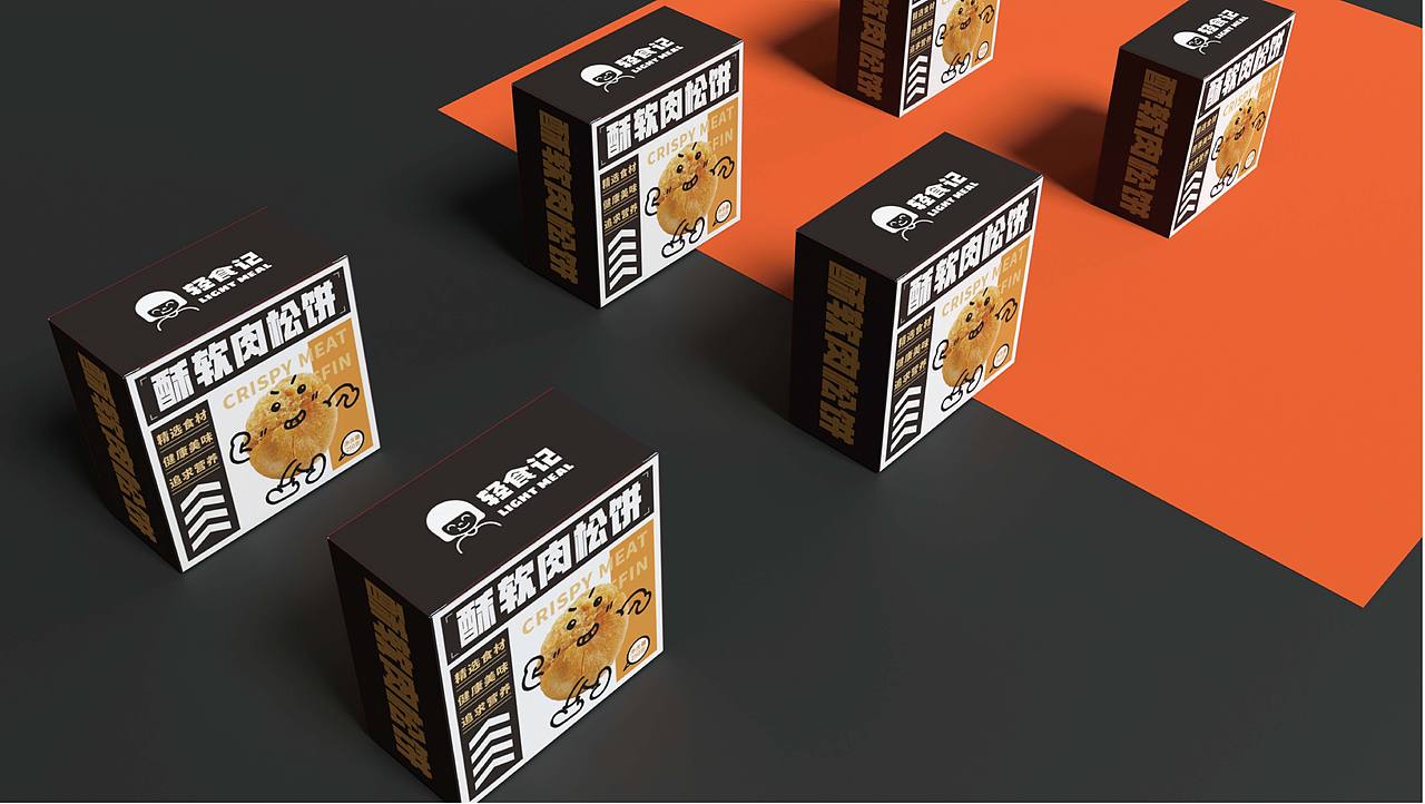 酥软肉松饼包装