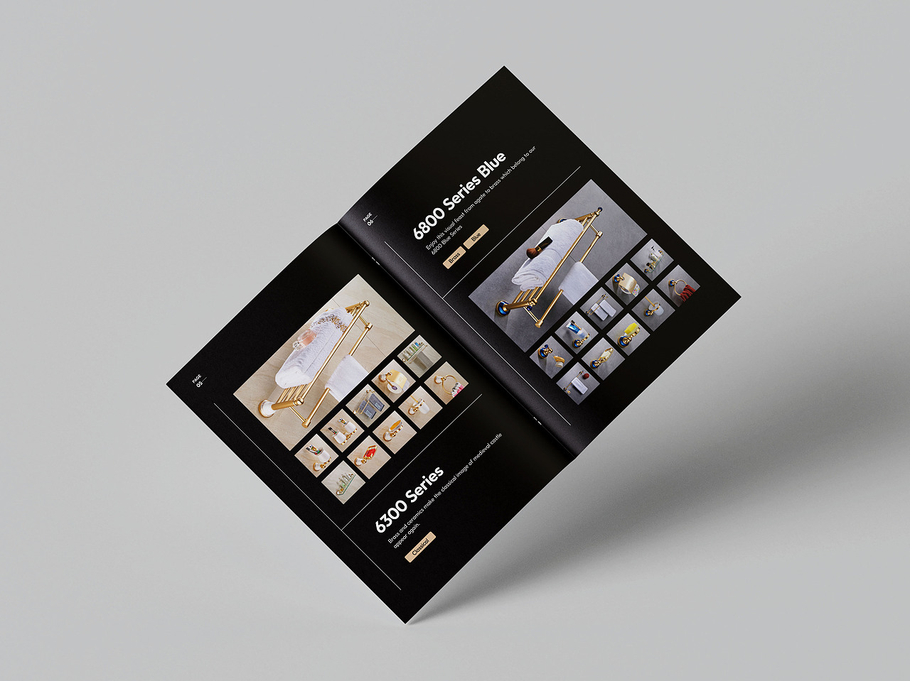 黑金五金洁具手册（图ZMzM1NjIxNTQ4） - 宣传物料 - 站酷设计师艺点品牌设计原创素材 - 站酷ZCOOL