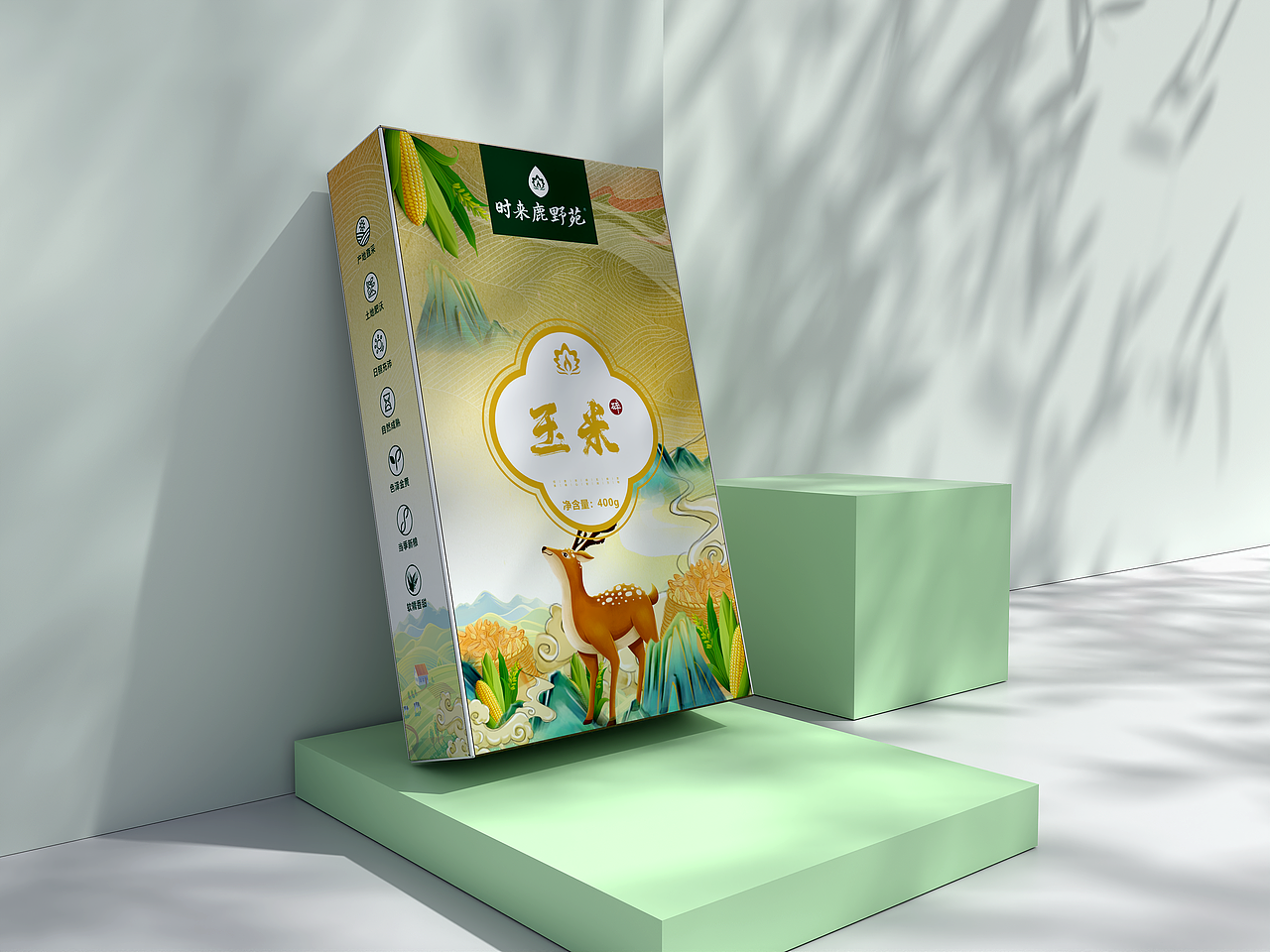 鹿野苑农产品包装设计（图ZMzI2ODIzMDEy） - 包装 - 站酷设计师zqichao原创素材 - 站酷ZCOOL