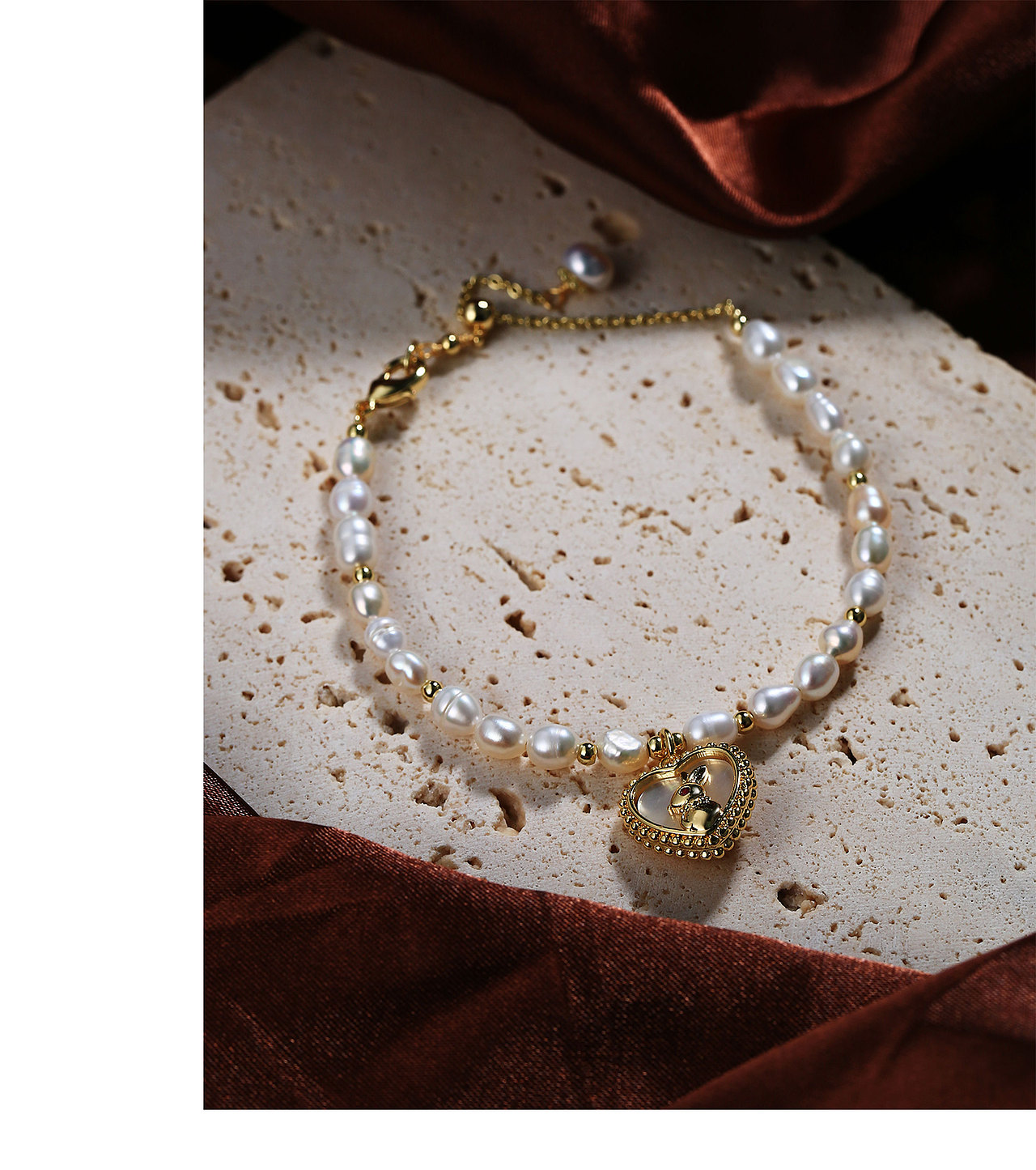 珍珠首饰 静物摄影