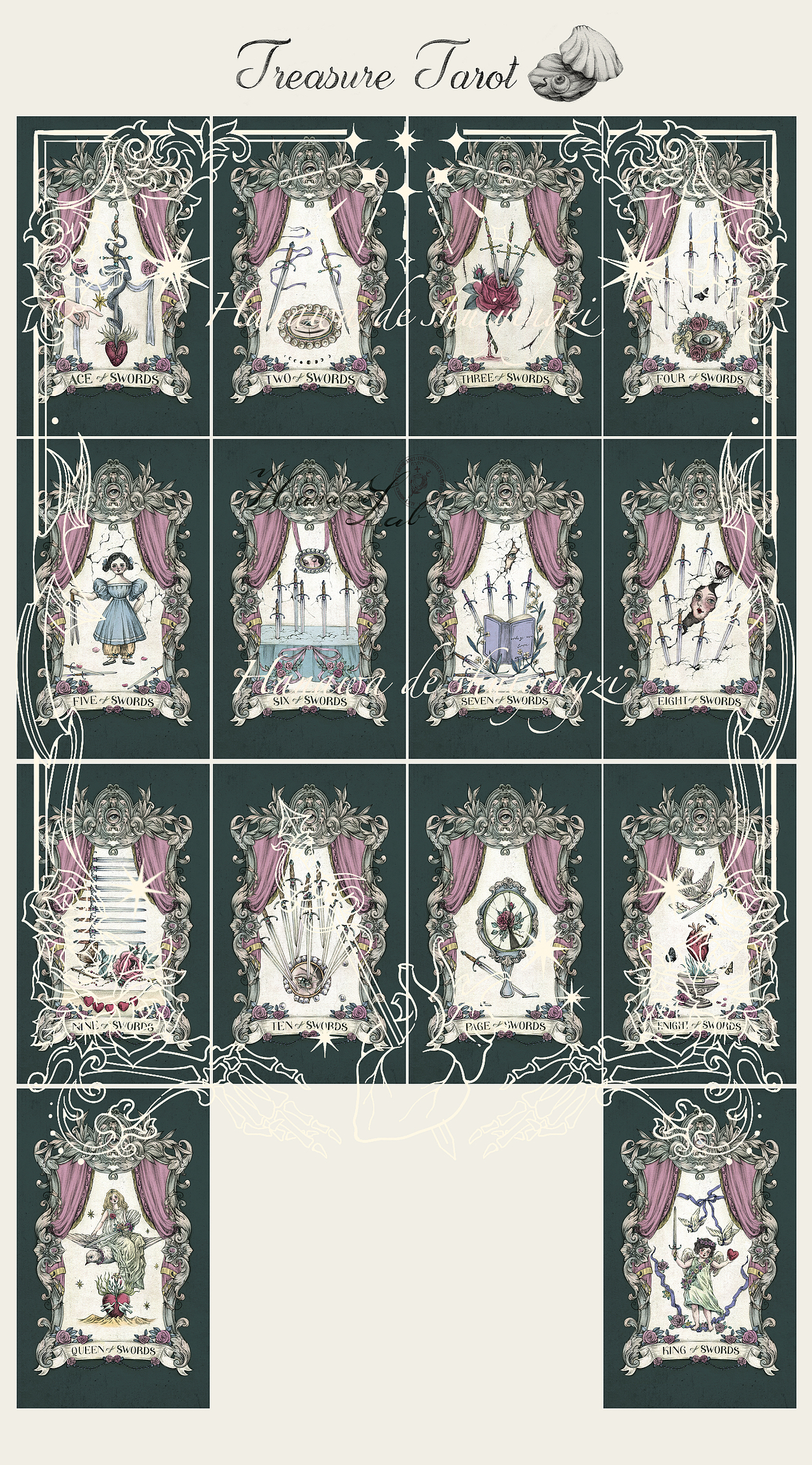 塔罗系列大公开~（图ZMzM2NDEzMjEy） - 商业插画 - 站酷设计师hanawa花轮原创素材 - 站酷ZCOOL