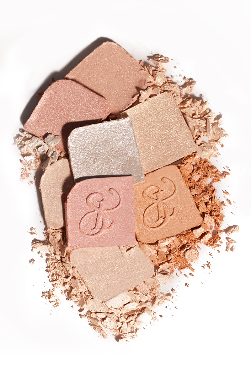 彩妆眼影粉饼质地化妆品修图合集场景修图护肤品