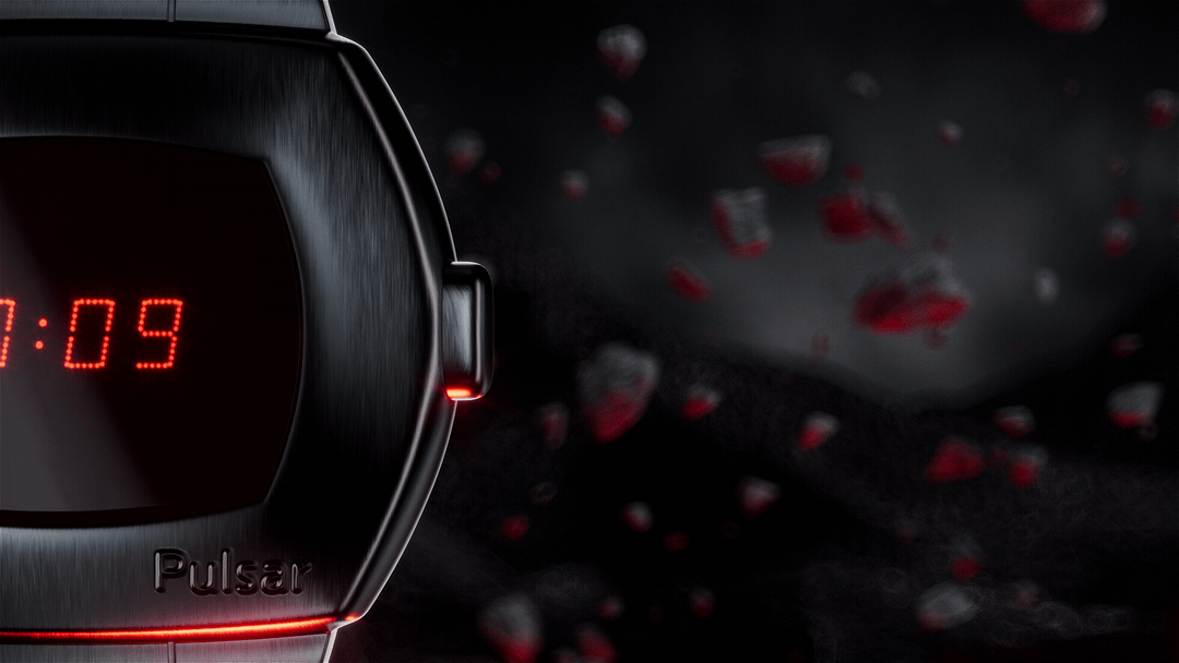 C4D暗黑系手表动画