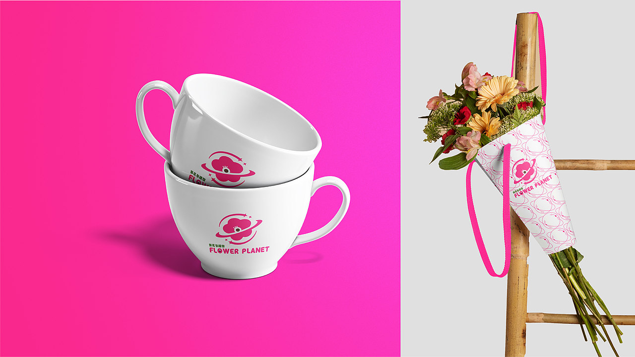 花朵星球花店品牌設(shè)計（圖ZMzUwNDE3MzIw） - 品牌 - 站酷設(shè)計師池嗯陳原創(chuàng)素材 - 站酷ZCOOL