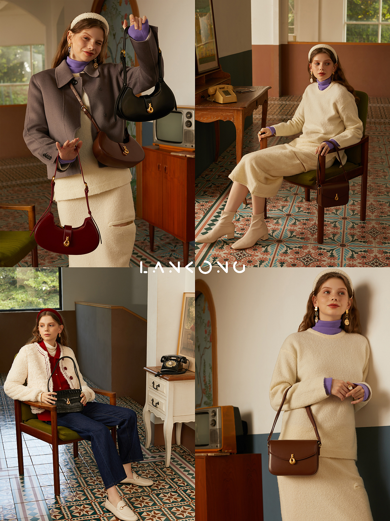 女包潮包复古包包宣传片
