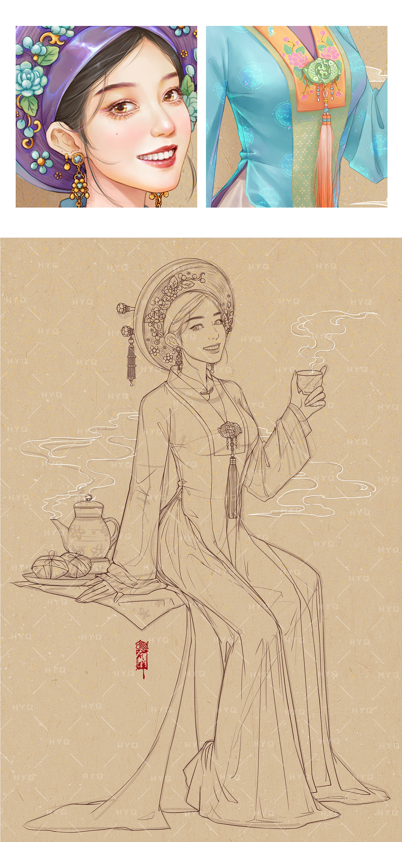 五十六个民族（二）（图ZMzEyMDEwNDI4） - 商业插画 - 站酷设计师俞群原创素材 - 站酷ZCOOL