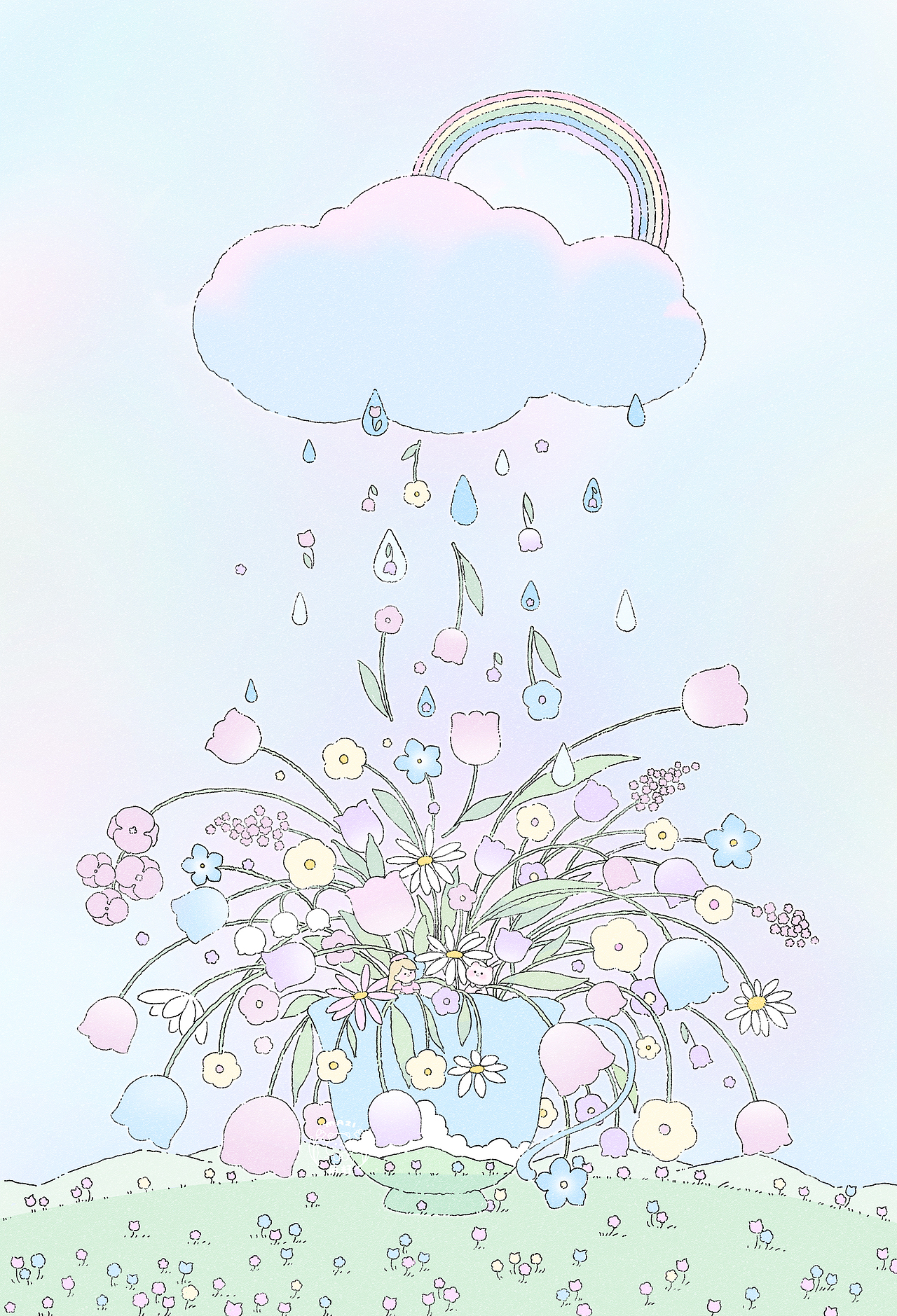 春日烟花（图ZMzY4MjE5NTg4） - 商业插画 - 站酷设计师MAZI麻籽原创素材 - 站酷ZCOOL