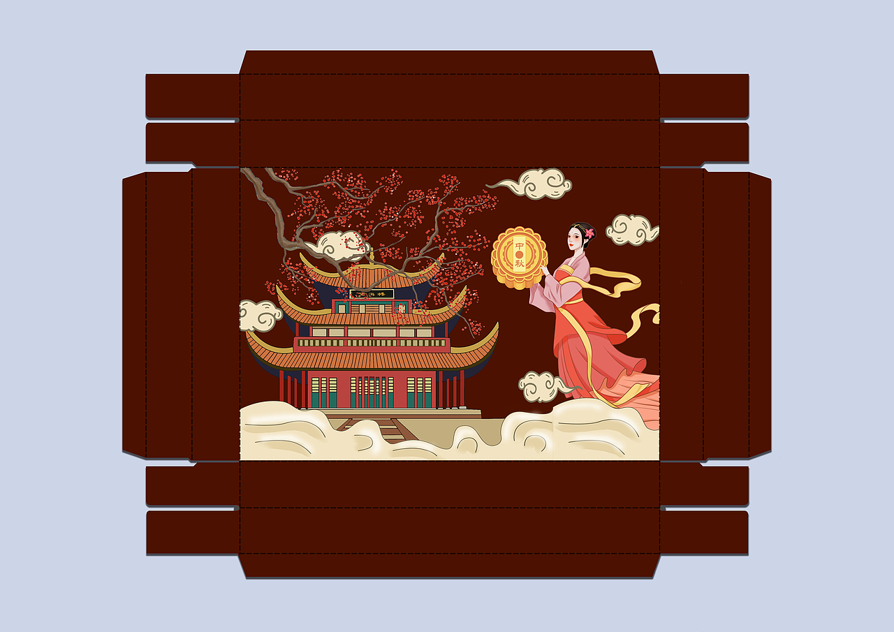 月饼盒包装设计