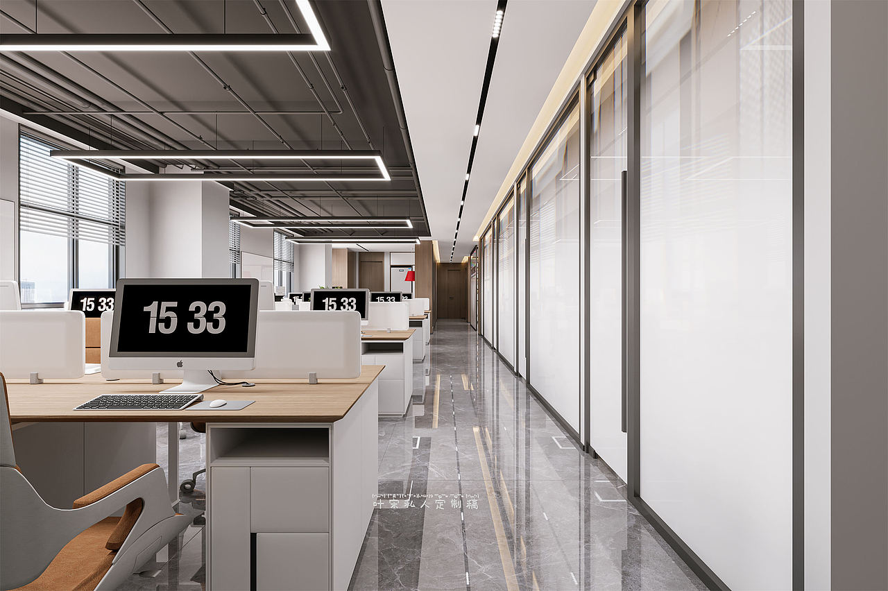 办公室设计案例丨简单大气就够了