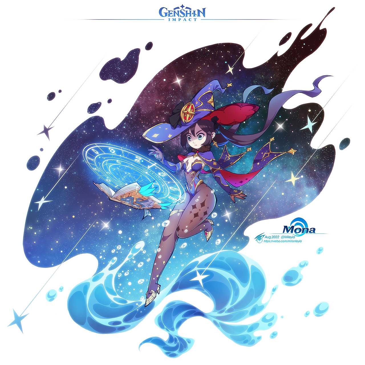 一年份的原神同人图