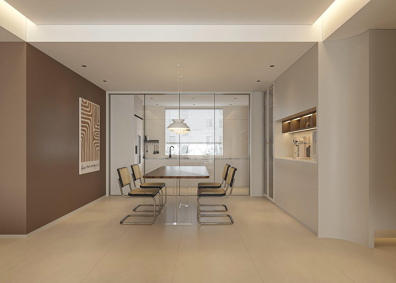 奶油风效果图表现（图ZMzI2MTczMDMy） - 家装设计 - 站酷设计师阿鹏丨VISION原创素材 - 站酷ZCOOL