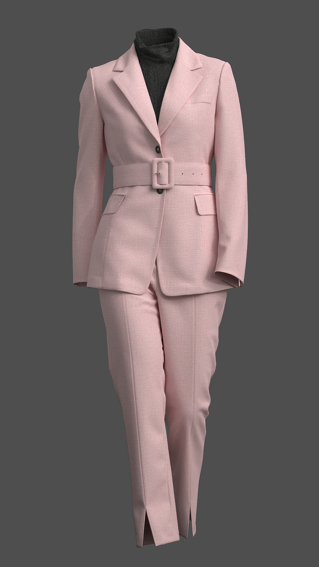 粉色女西服套装---2022.06.16