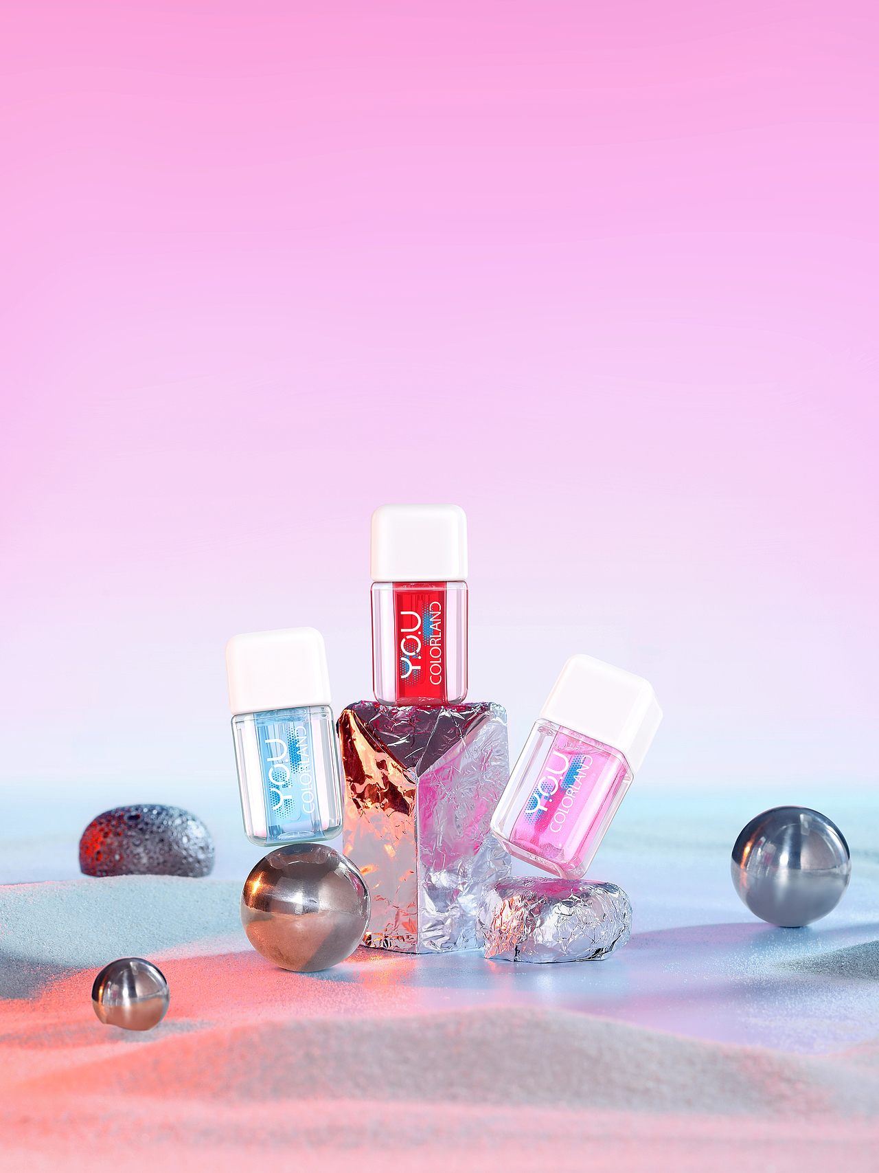 护肤品拍摄 | 利用简单的道具拍摄炫彩效果