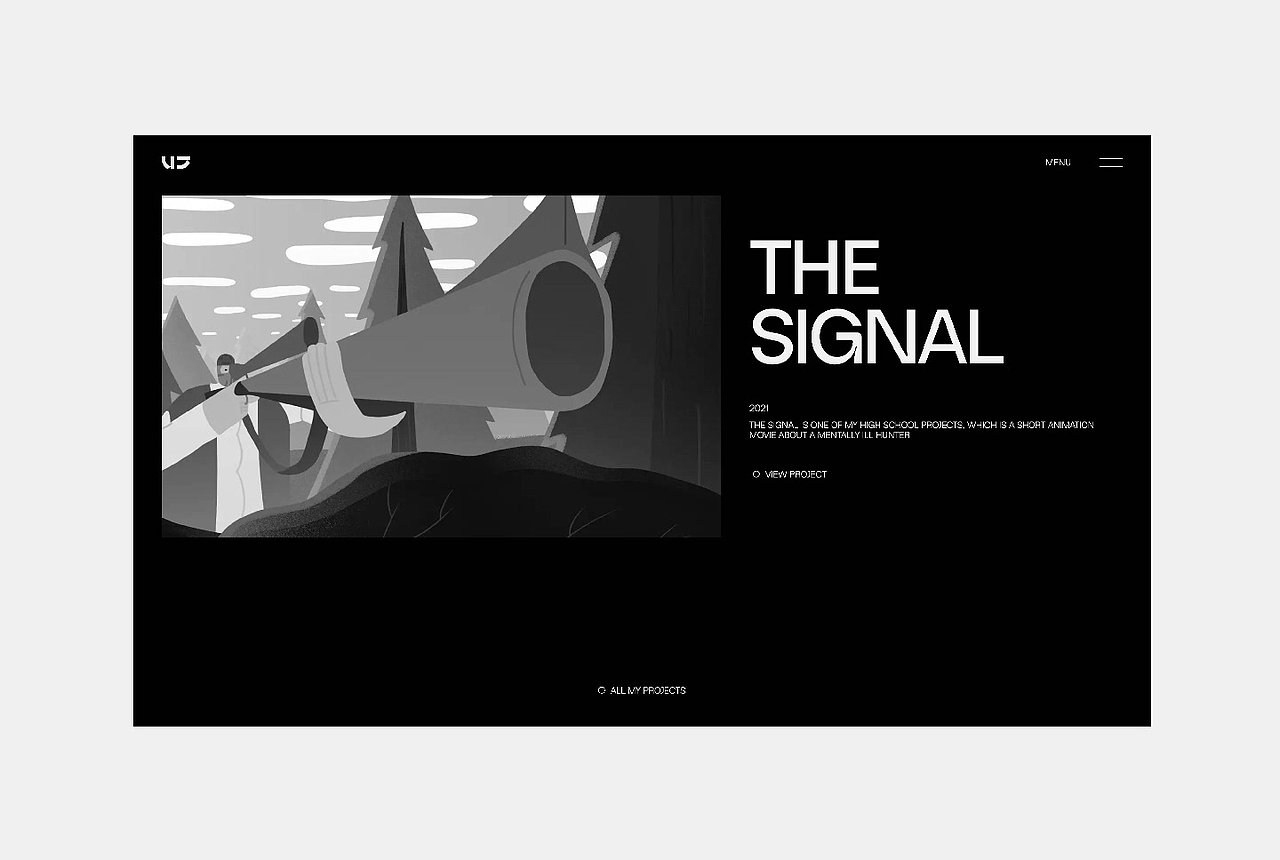 网页设计-Protfolio