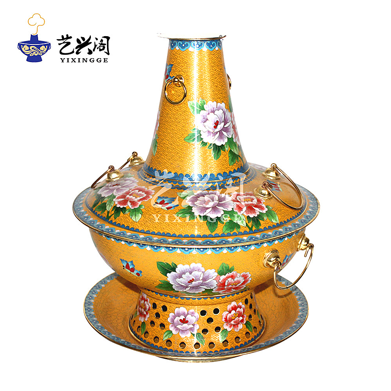 景泰蓝铜火锅（图ZMzE1ODI1NTQ0） - 品牌 - 站酷设计师阿桦桦桦原创素材 - 站酷ZCOOL