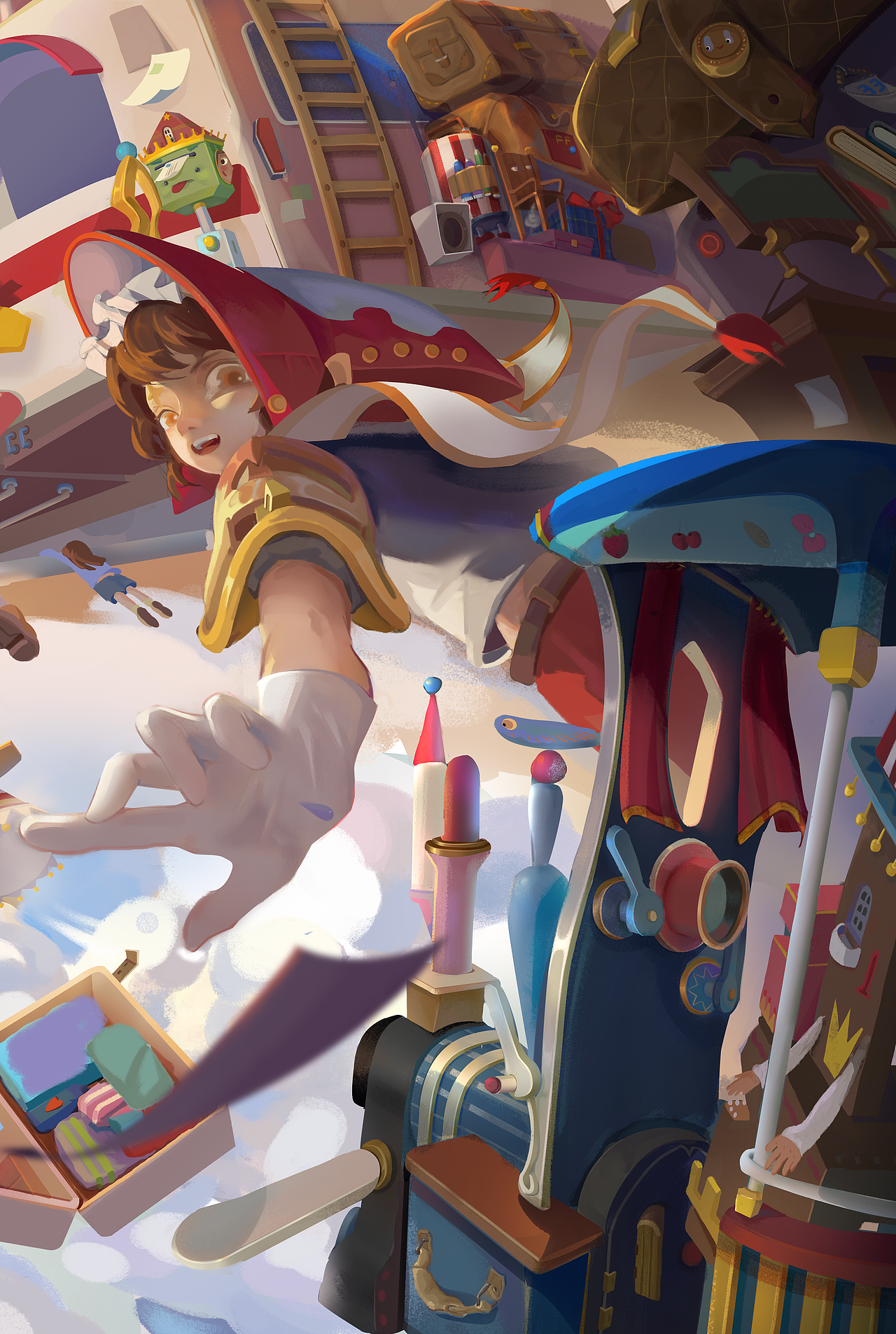 《箱子》p2（图ZMzQ1MzkwNjk2） - 商业插画 - 站酷设计师一黄三三原创素材 - 站酷ZCOOL