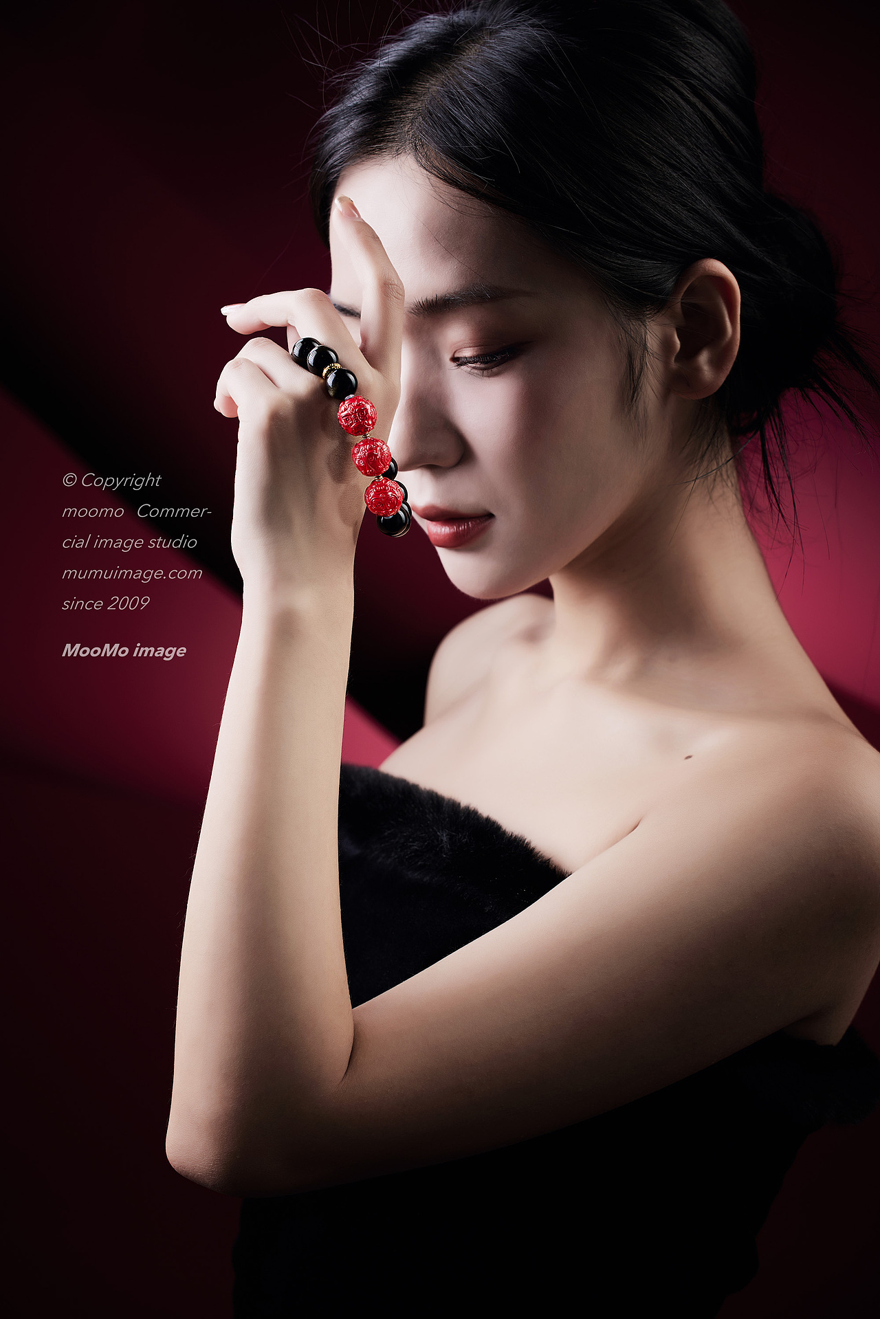 朱砂手串|静物摄影