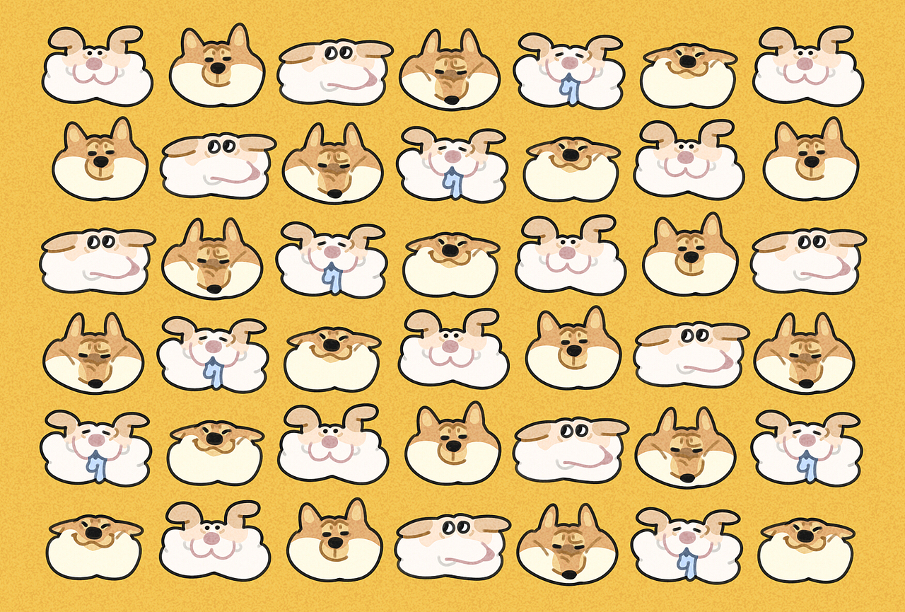 小麦嘬坊系列插图