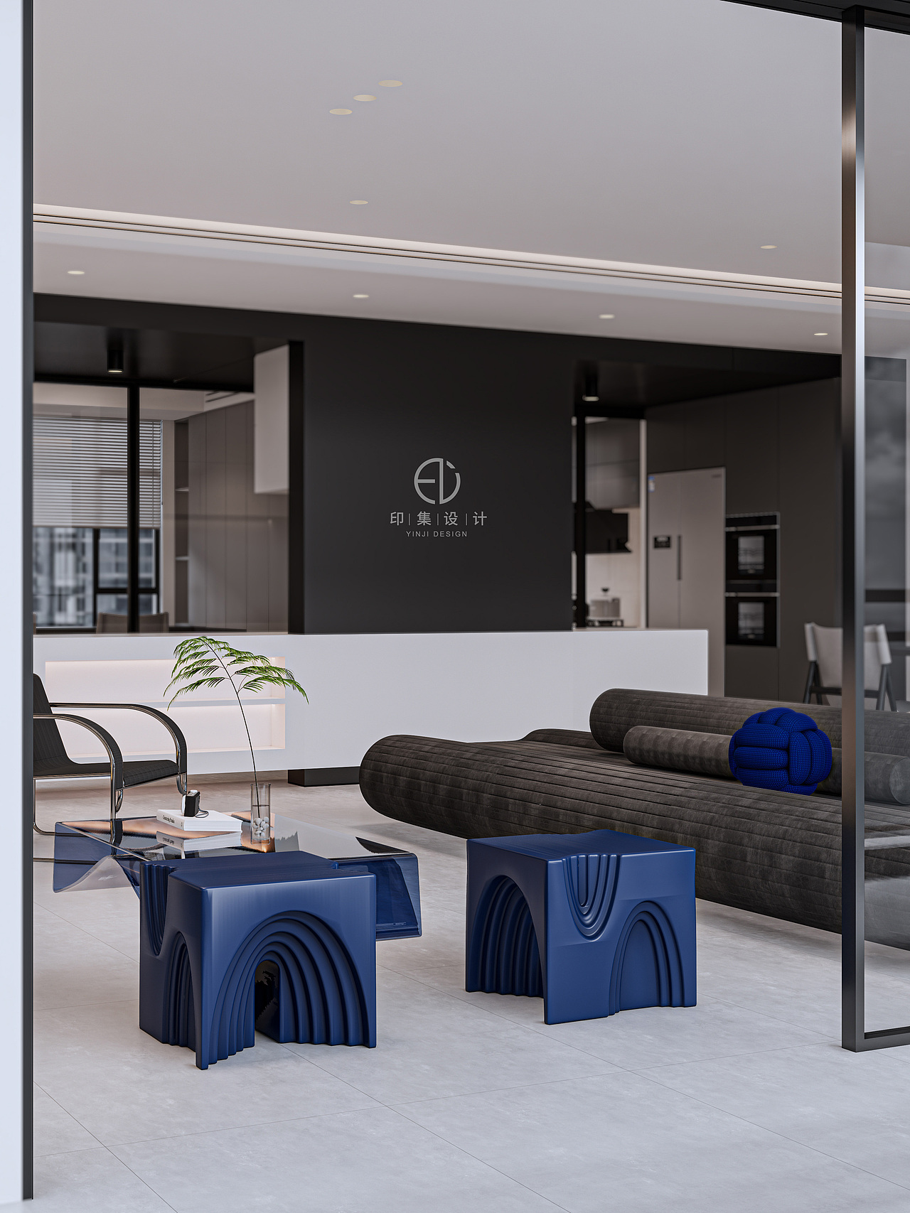 160㎡ 极简黑白灰，凡而不俗，构筑自由（图ZMzMxMjA2MDA4） - 家装设计 - 站酷设计师印集装饰设计原创素材 - 站酷ZCOOL