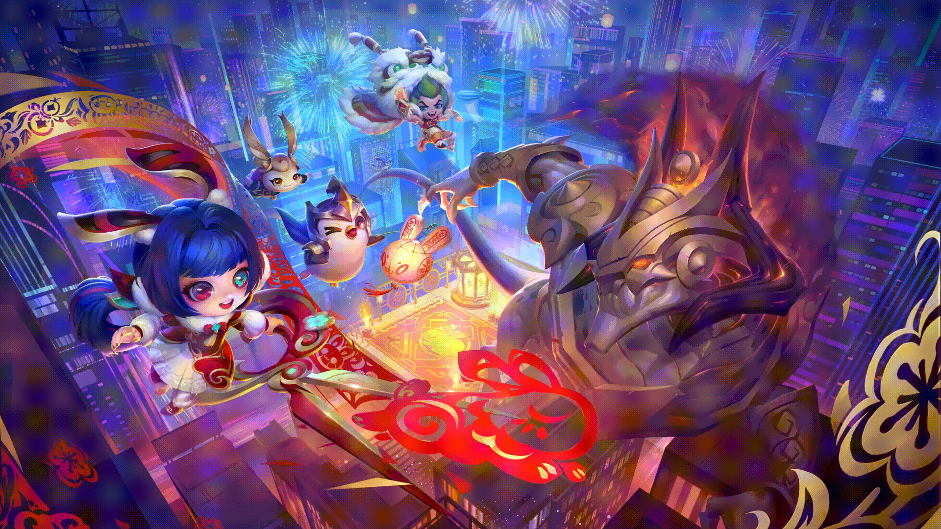 金铲铲之战 新春KV（图ZMzI3NzkyNTIw） - 商业插画 - 站酷设计师齐天大宋原创素材 - 站酷ZCOOL