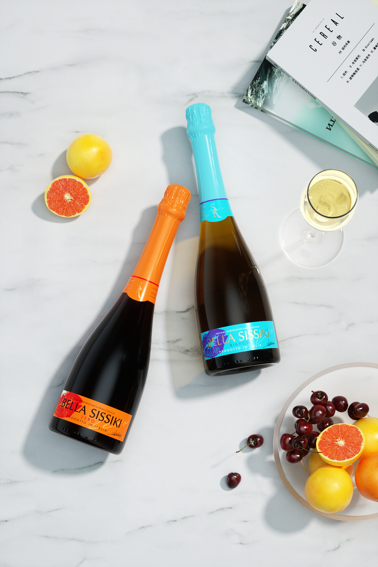 德国起泡酒场景图渲染