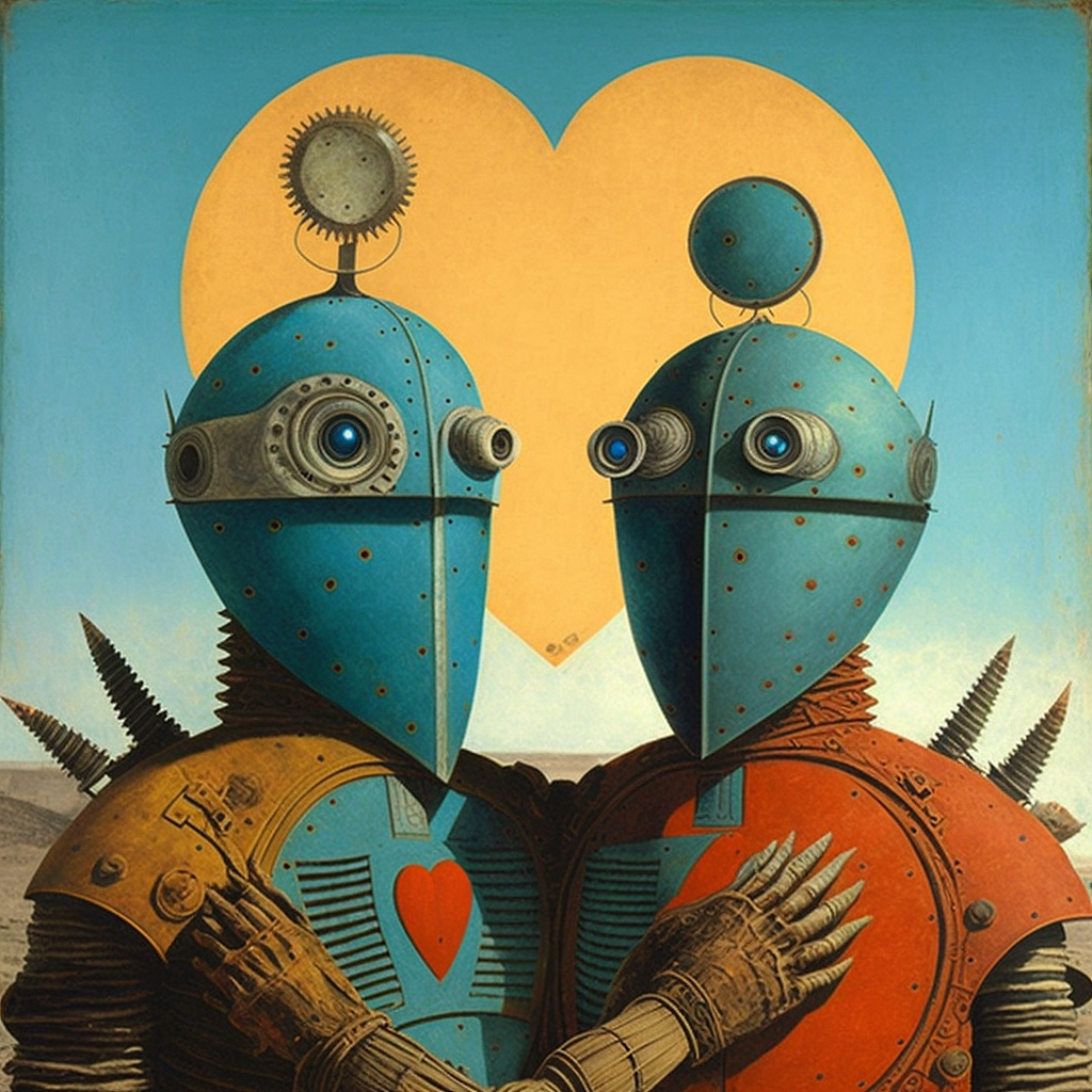 恋爱中的机器人—— 模仿各大艺术大师风格绘图