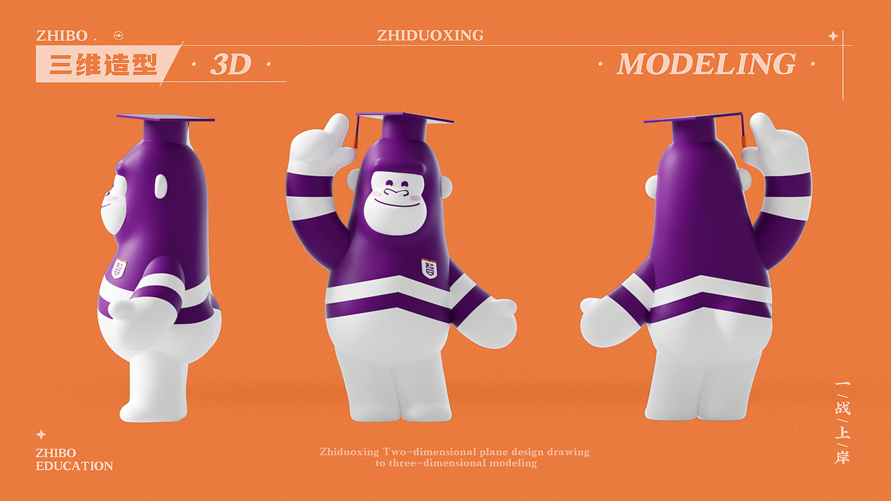 智博教育IP延展设计(图ZMzQ0NjU2NjUy) - IP形象 - 站酷设计师子非乌鸦原创素材 - 站酷ZCOOL