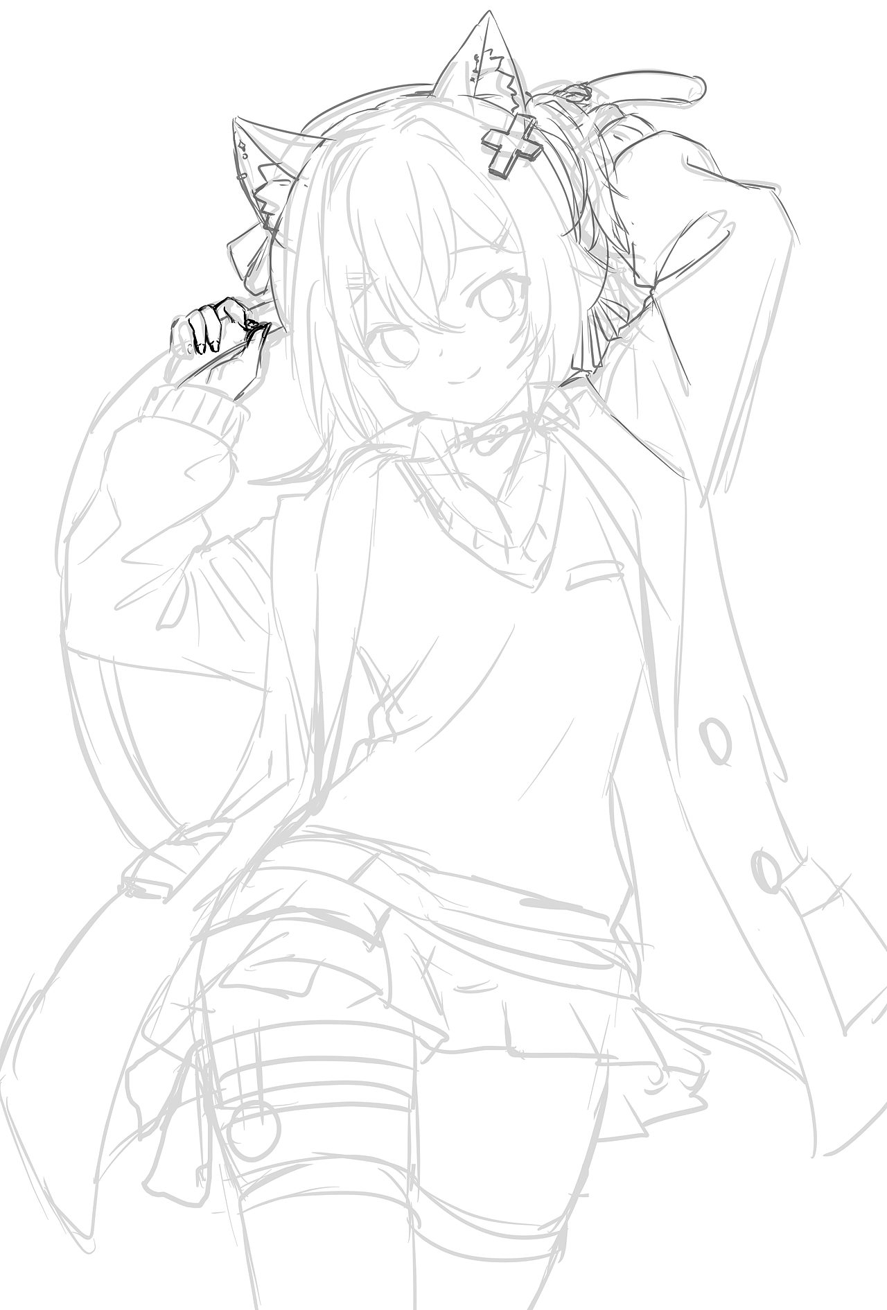 粉色猫娘（图ZMzYyNDUxNjMy） - 创作习作 - 站酷设计师菠萝啤零原创素材 - 站酷ZCOOL